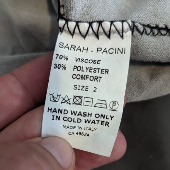 SARAH PACINI - Snap button collared sweater - Sz 02 - Picture 8 of 8